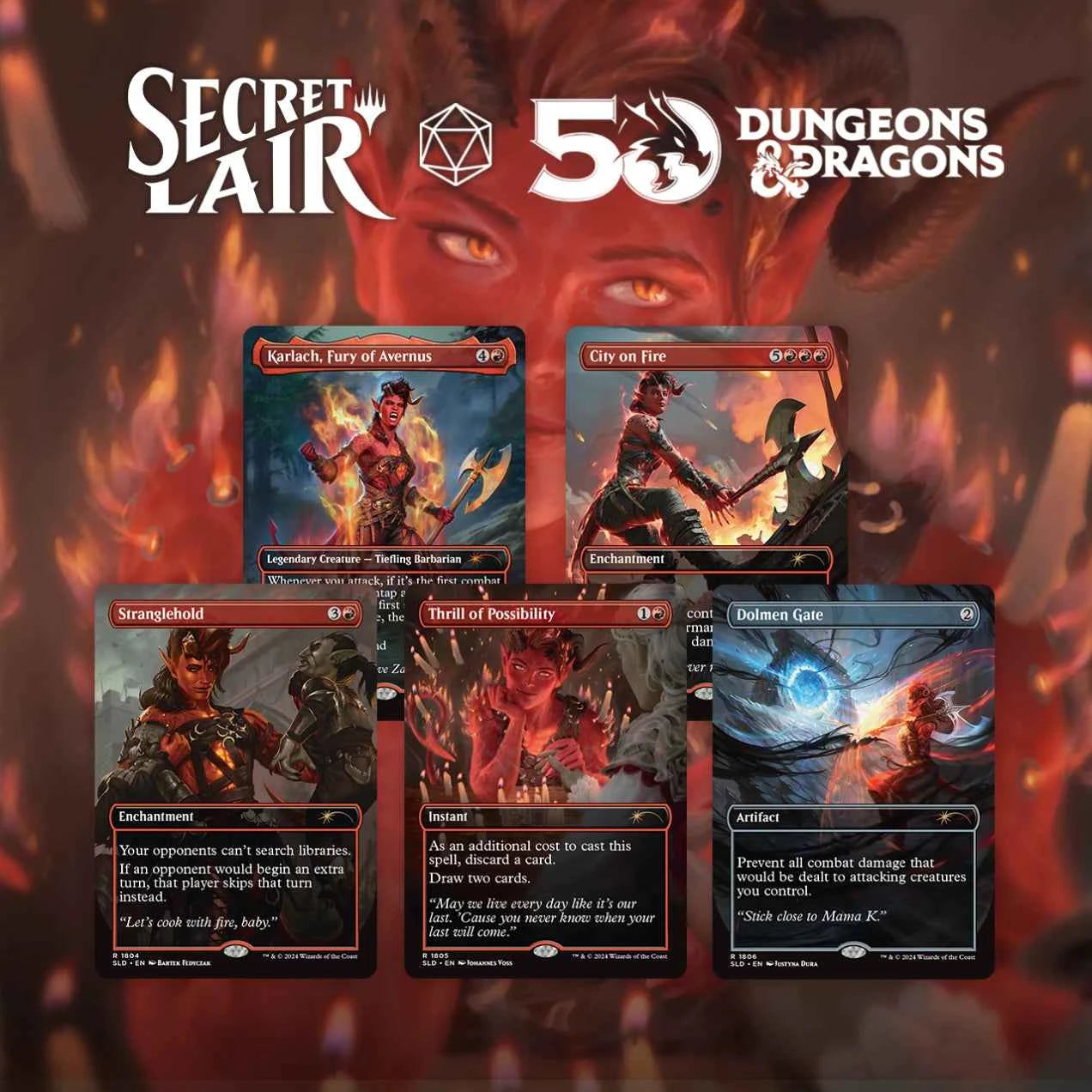 Secret Lair x Dungeons & Dragons®: Karlach's Rage Non-Foil