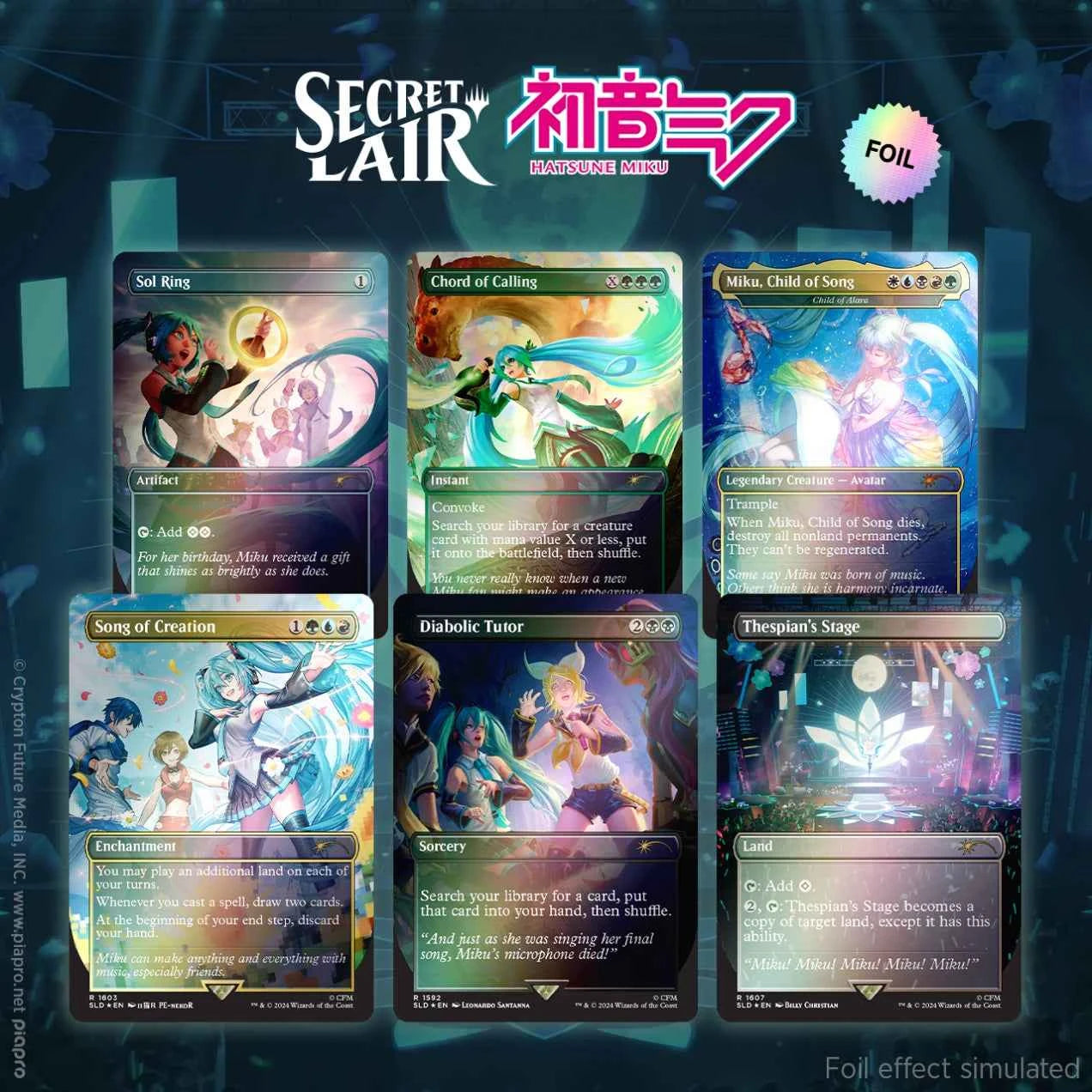 MTG: Secret Lair x Hatsune Miku: Digital Sensation EN Foil Edition