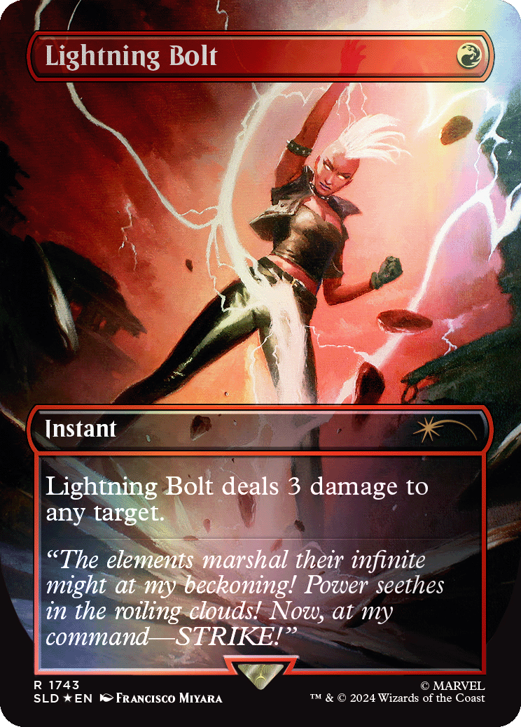Secret Lair x Marvel's Storm Foil Edition