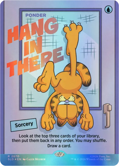 Secret Lair x Garfield: Motivationally Challenged