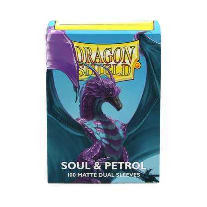 DRAGON SHIELD - SLEEVES DUAL MATTE - SOUL AND PETROL (100CT)