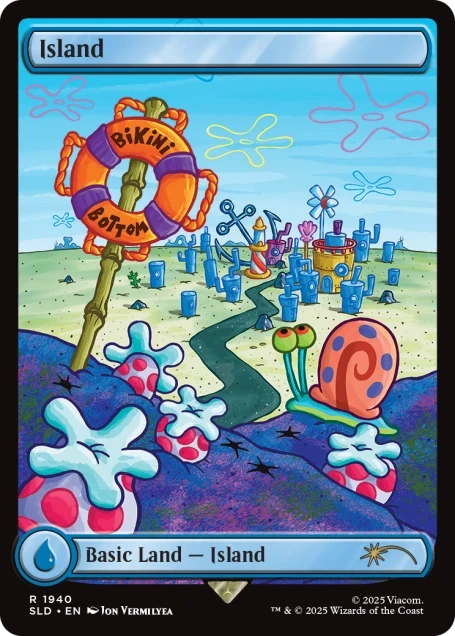 MTG: Secret Lair x SpongeBob SquarePants: Lands Under the Sea Non-Foil
