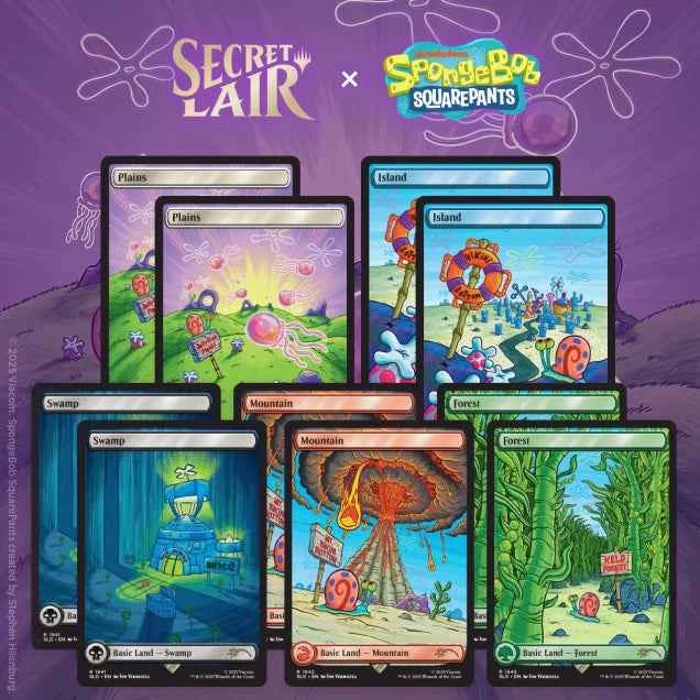 MTG: Secret Lair x SpongeBob SquarePants: Lands Under the Sea Non-Foil
