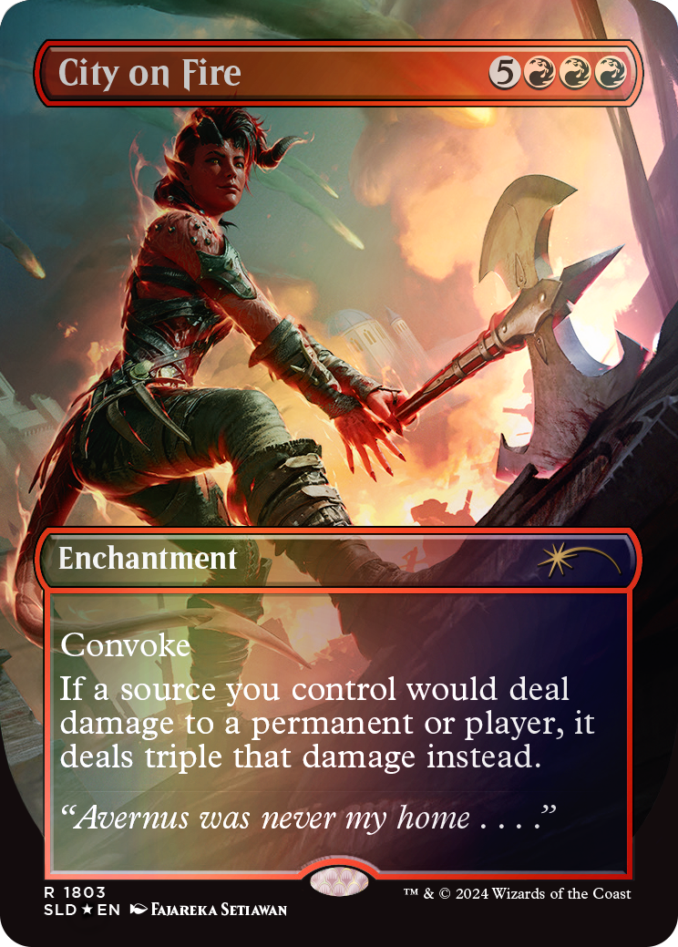 Secret Lair x Dungeons & Dragons®: Karlach's Rage Foil Edition