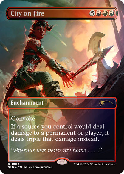 Secret Lair x Dungeons & Dragons®: Karlach's Rage Foil Edition