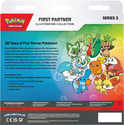 POKEMON - FIRST PARTNER ILLUSTRATION COLLECTION - SERIES 3