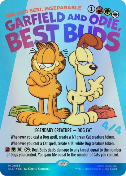 Secret Lair x Garfield: Motivationally Challenged
