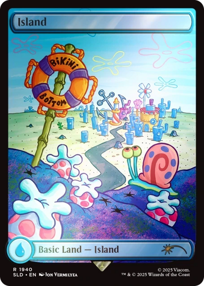 MTG: Secret Lair x SpongeBob SquarePants: Lands Under the Sea Foil Edition