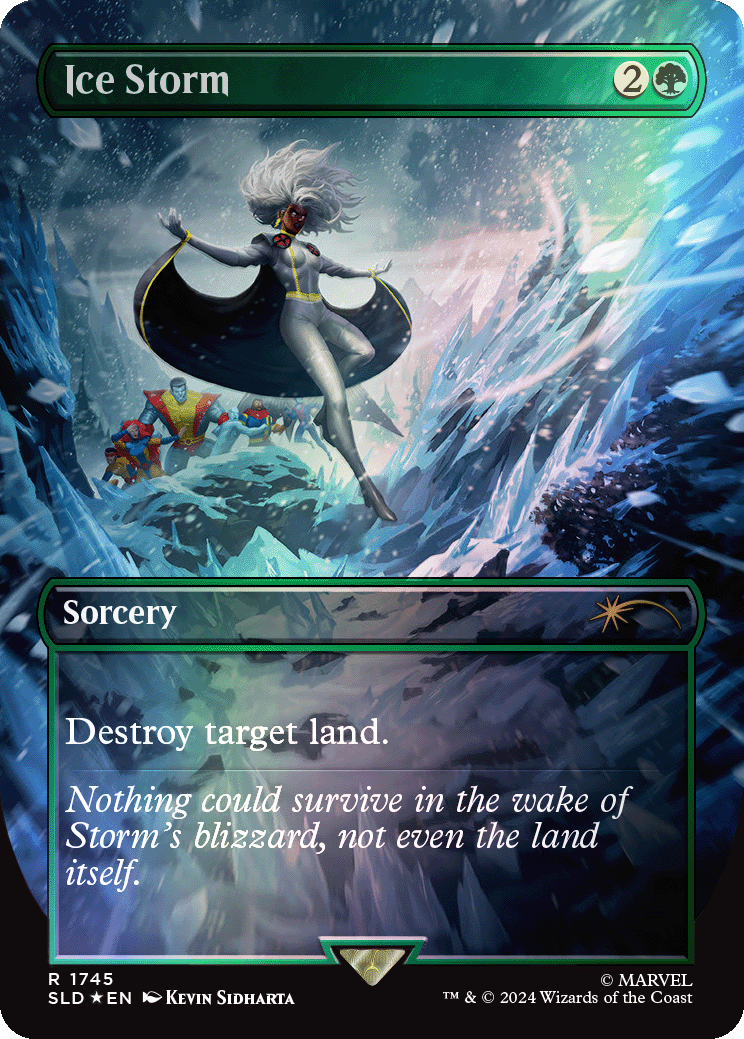Secret Lair x Marvel's Storm Foil Edition