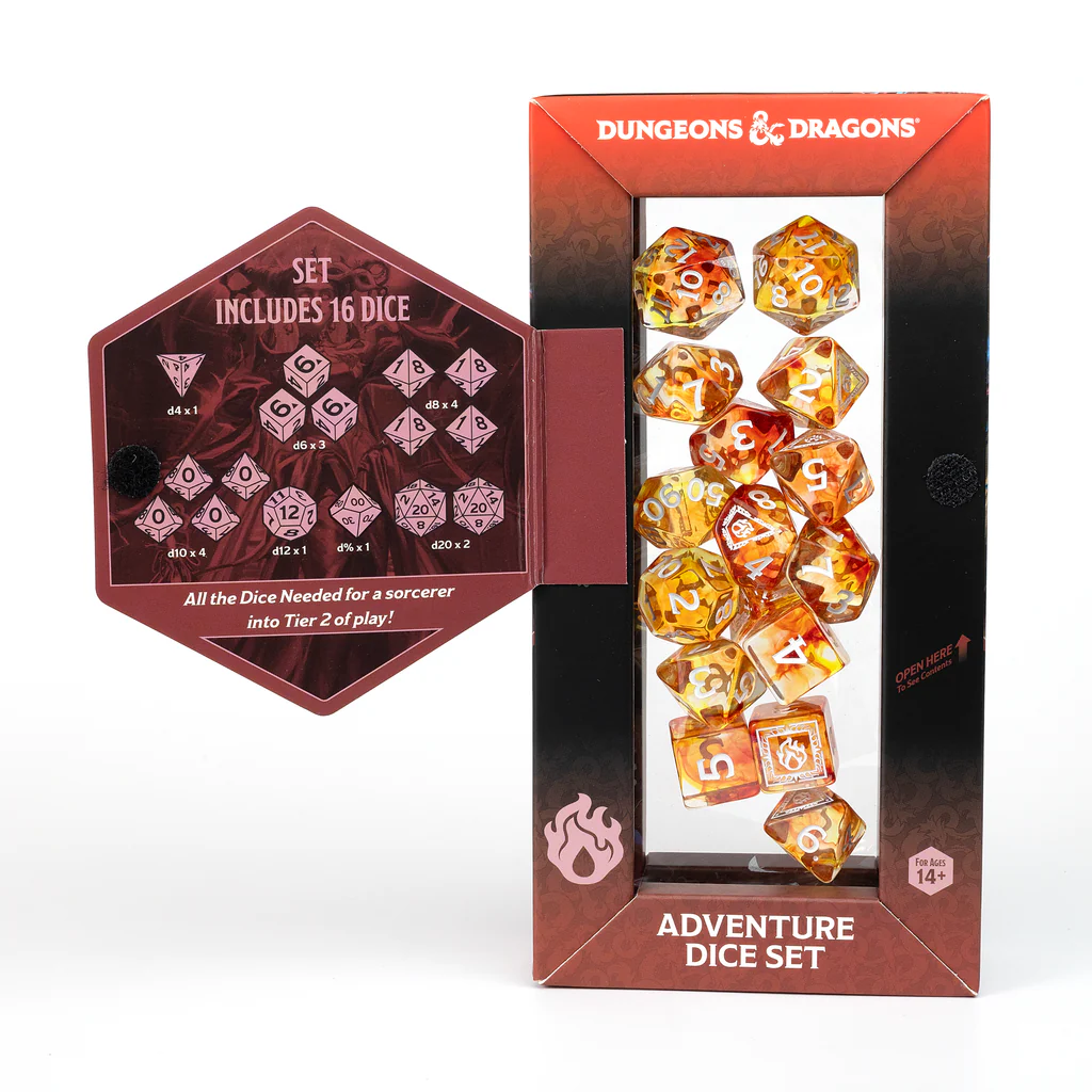DND ADVENTURE DICE - SORCERER