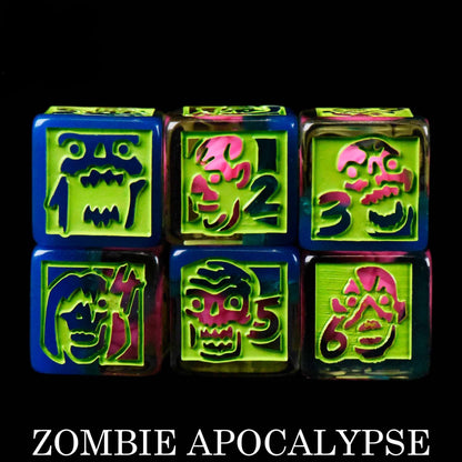 Zombie Apocalypse - 11 Dice Set - QuestChest